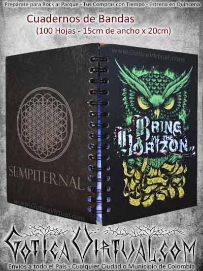 cuaderno bring me horizon nuevos escolar domicilios bandas bogota soacha colombia cucuta santander pasto