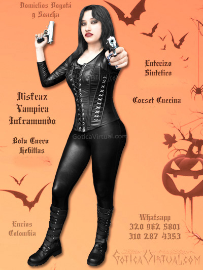disfraz vampira inframundo underwordl bogota boddega ventas online envios a todo el pais cali mocoa rioacha guajira sucre yopal narino pereira santander huila barranquilla colombia