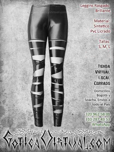 leggins rasgado brillante pvc sintetico bonito hermoso bogota envios todo el pais ventas online cali medellin cucuta narino neiva popayan manizales pereira colombia